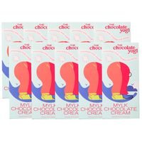 The Chocolate Yogi Mylk Chocolate Cream Chocolate x 10